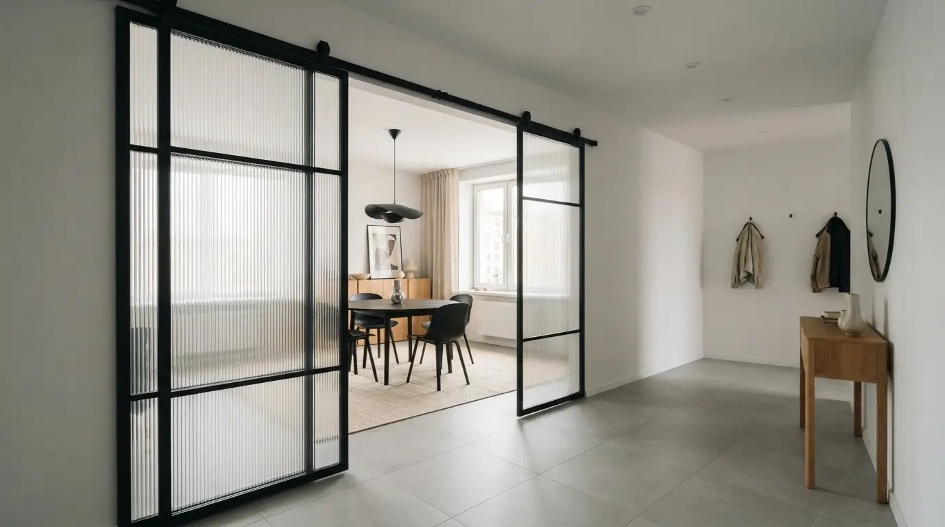 Межкомнатные раздвижные перегородки в квартире — этапы монтажа